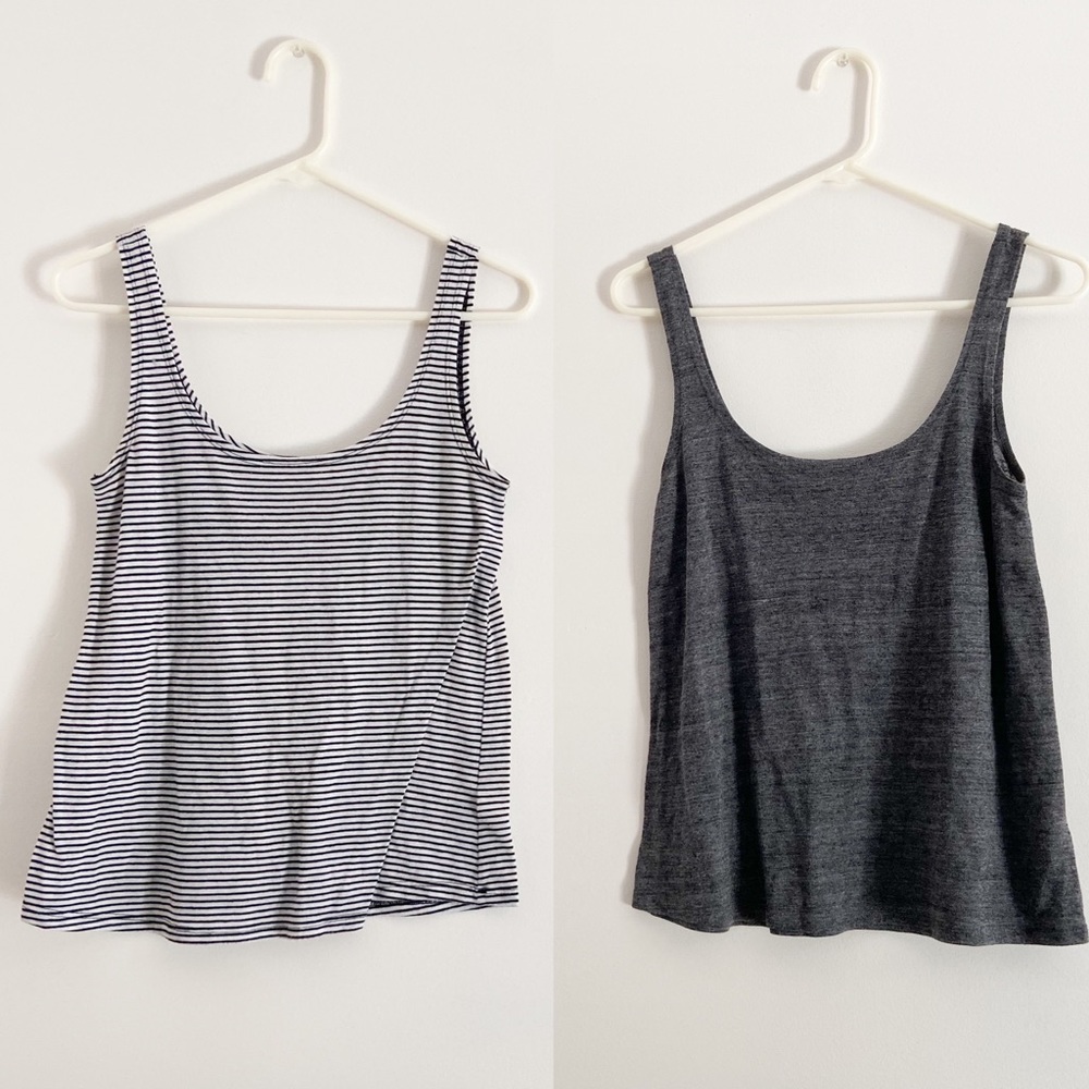 Two Old Navy Scoop Neck Tank Tops